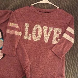 Little Girl quarter length shirt